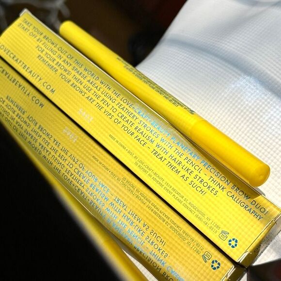 NIB 2Pc Huda Beauty Bomb Brows Full n Fluffy Gel & Precision Brow Pen Pencil Duo - Picture 7 of 12